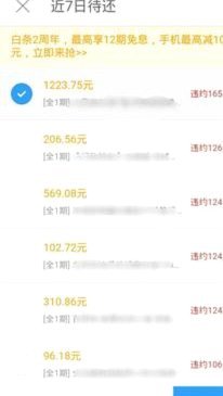 白条 套现金